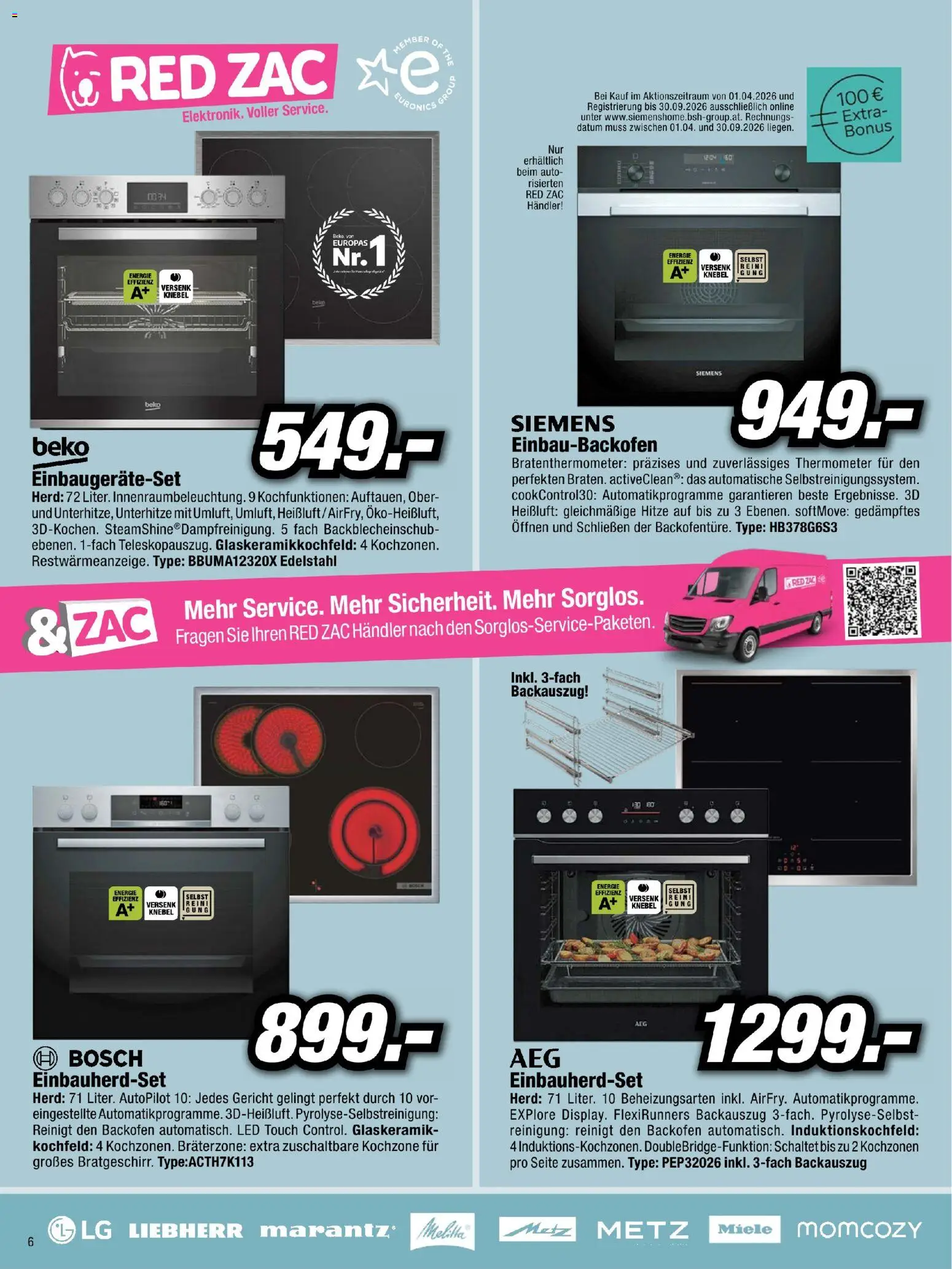 RED ZAC Steiermark gültig ab 26.04.2026 | Seite: 6 | Produkte: Herd, Kochfeld, Thermometer