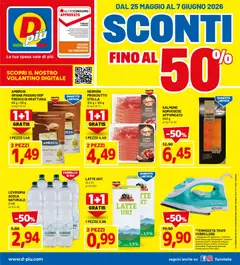 Anteprima del volantino D Più volantino valido a partire dal 25.05.2026