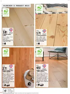 Brico E.Leclerc - Prévisualisation de Brico E.Leclerc - Guide aménagement intérieur valide à partir de 06/01/2026 | Page: 12 | Produits: Parquet