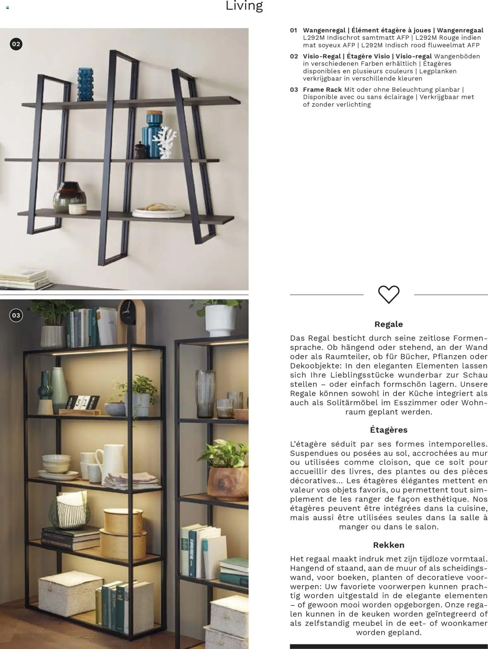 Ostermann Interline Küchenprospekt 2026 – gültig ab 01.01.2026 | Seite: 141 | Produkte: Met, Regal, Küche, Rouge