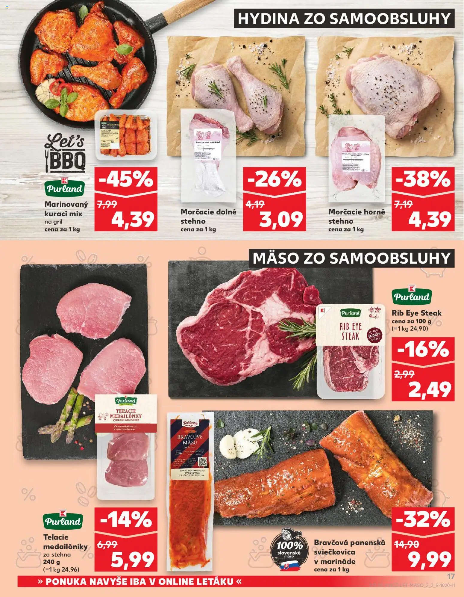 Nové Kaufland akcie – leták je platný od 28.05.2026 | Strana: 17 | Produkty: Gril, Bravčové mäso, Hydina