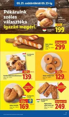 High protein sajtos-túrós rúd, 100 g; 1 kg = 2490 Ft - amely érvényes a következő dátumtól: 21.05.2026 | Oldal: 7