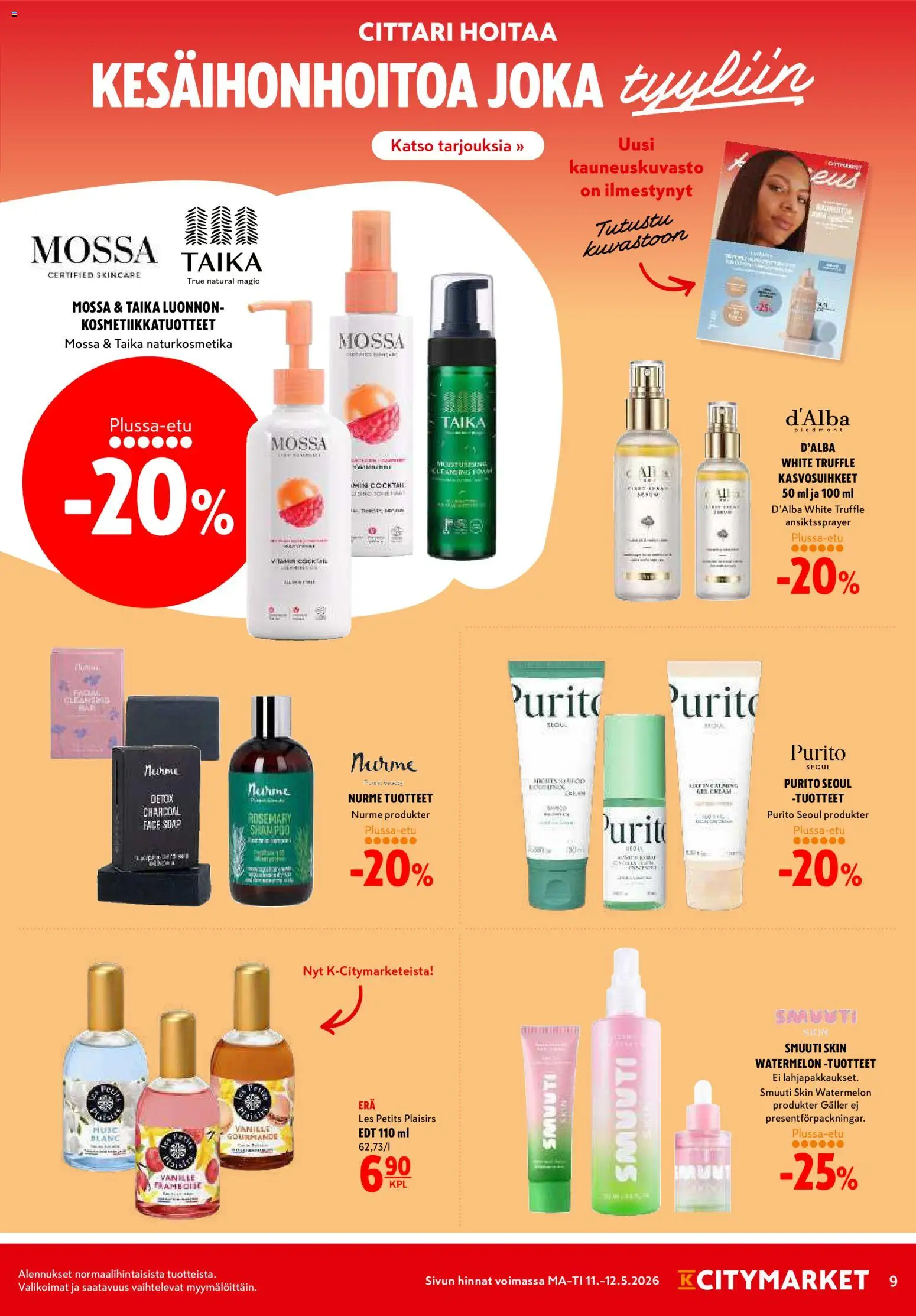K-Citymarket tarjoukset – voimassa 11.05.2026 alkaen | Sivu: 9 | Tuotteet: Shampoo