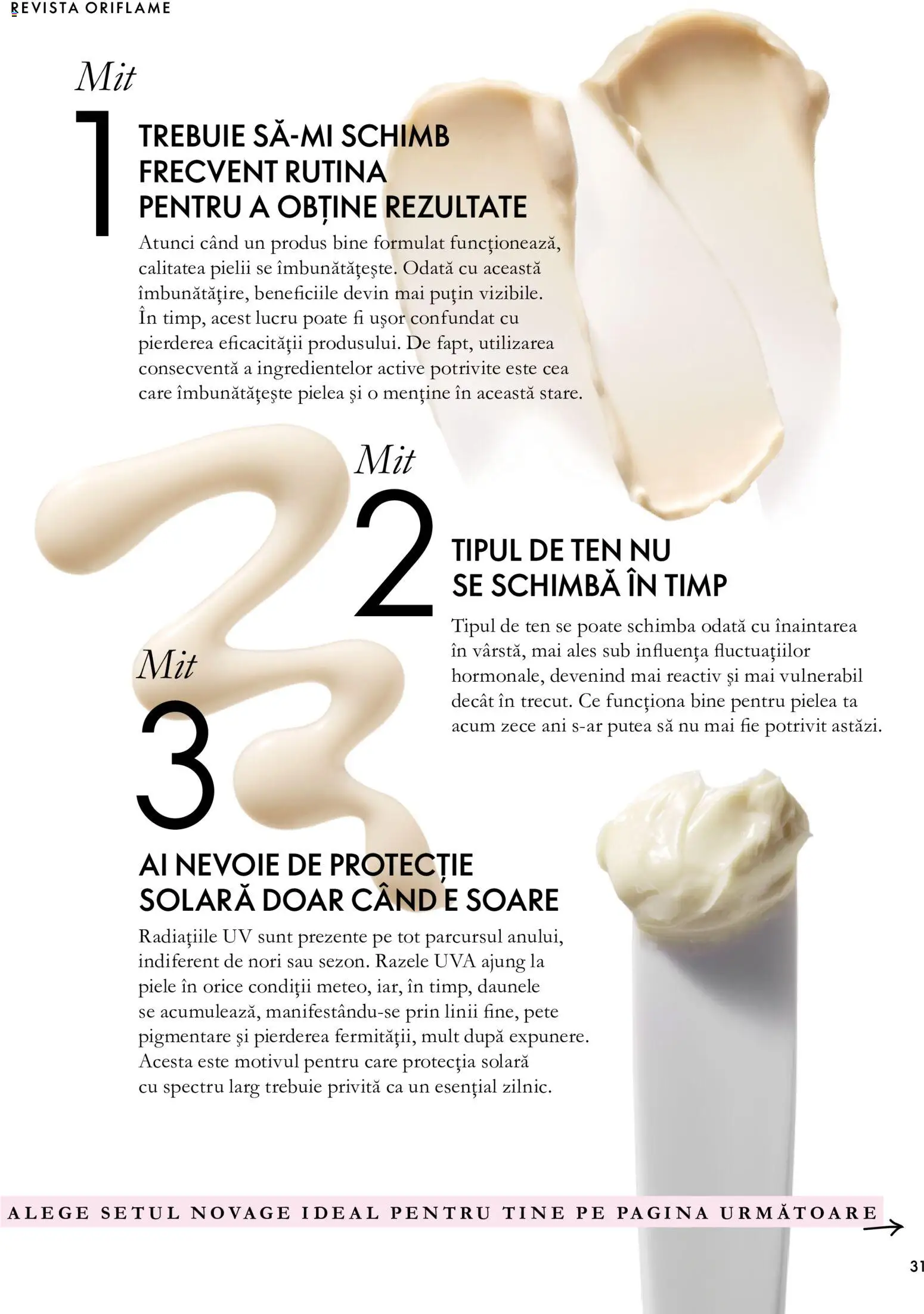 Noul catalog Oriflame – valabil de la 30.09.2026 | Pagină: 31 | Produse: Solara, Active, Protecție solară