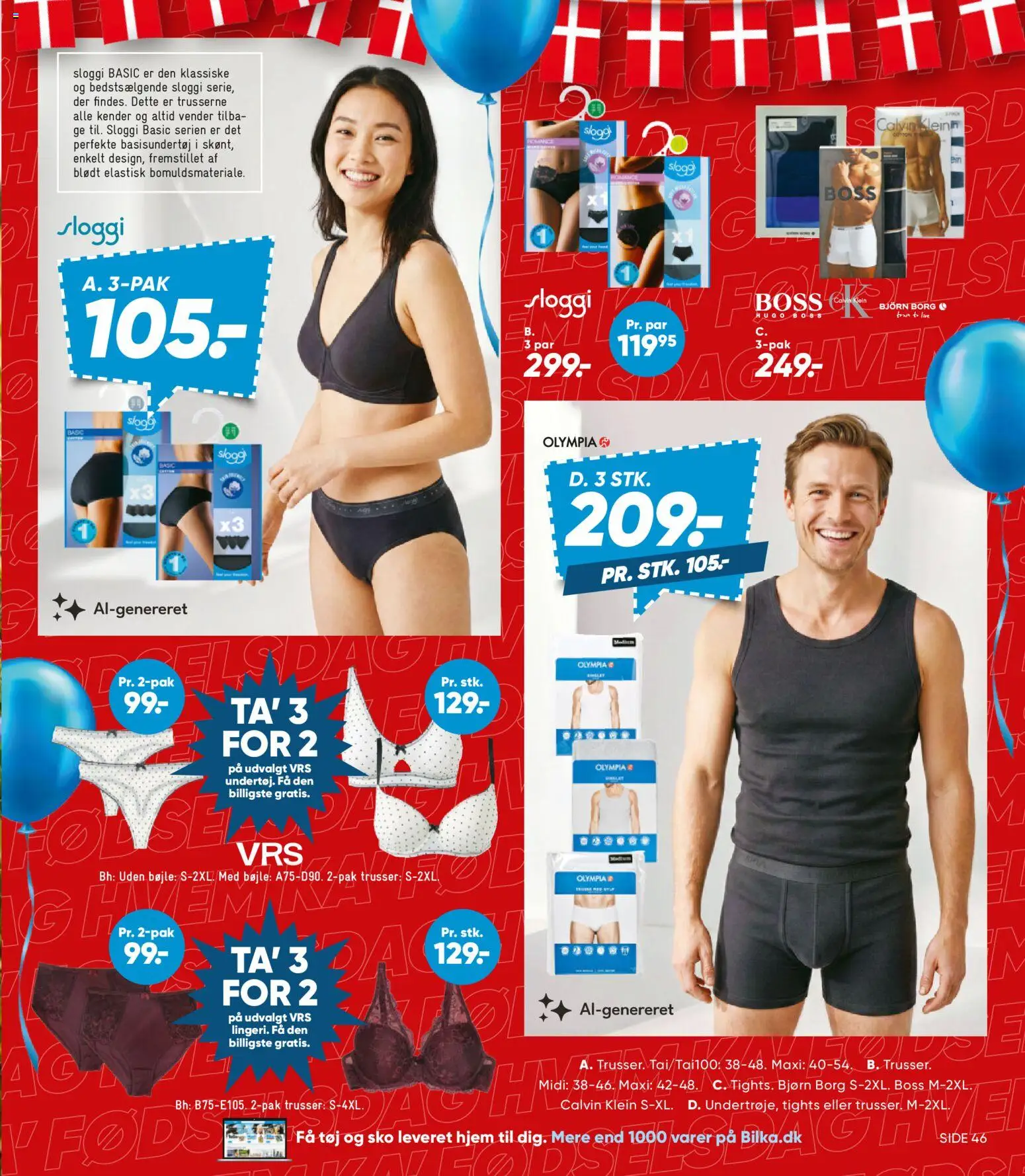Bilka tilbudsavis – gyldig fra 04/09/2026 | Side: 15 | Produkter: Trusser, BH, Tights, Tøj