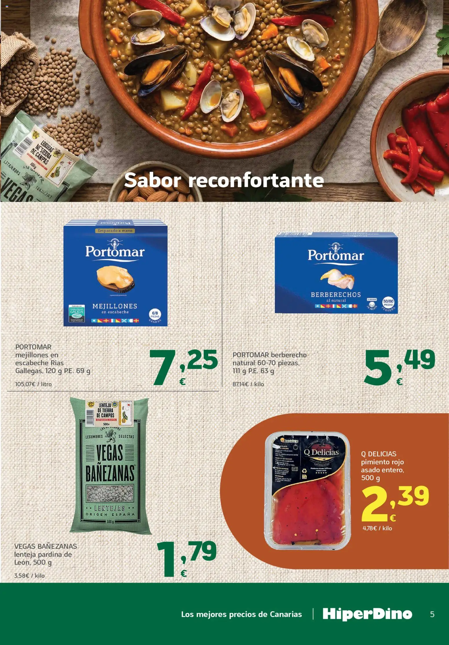 HiperDino folleto │ válido desde el 25.05.2026 | Página: 5 | Productos: Berberechos, Κάδος απορρυμάτων