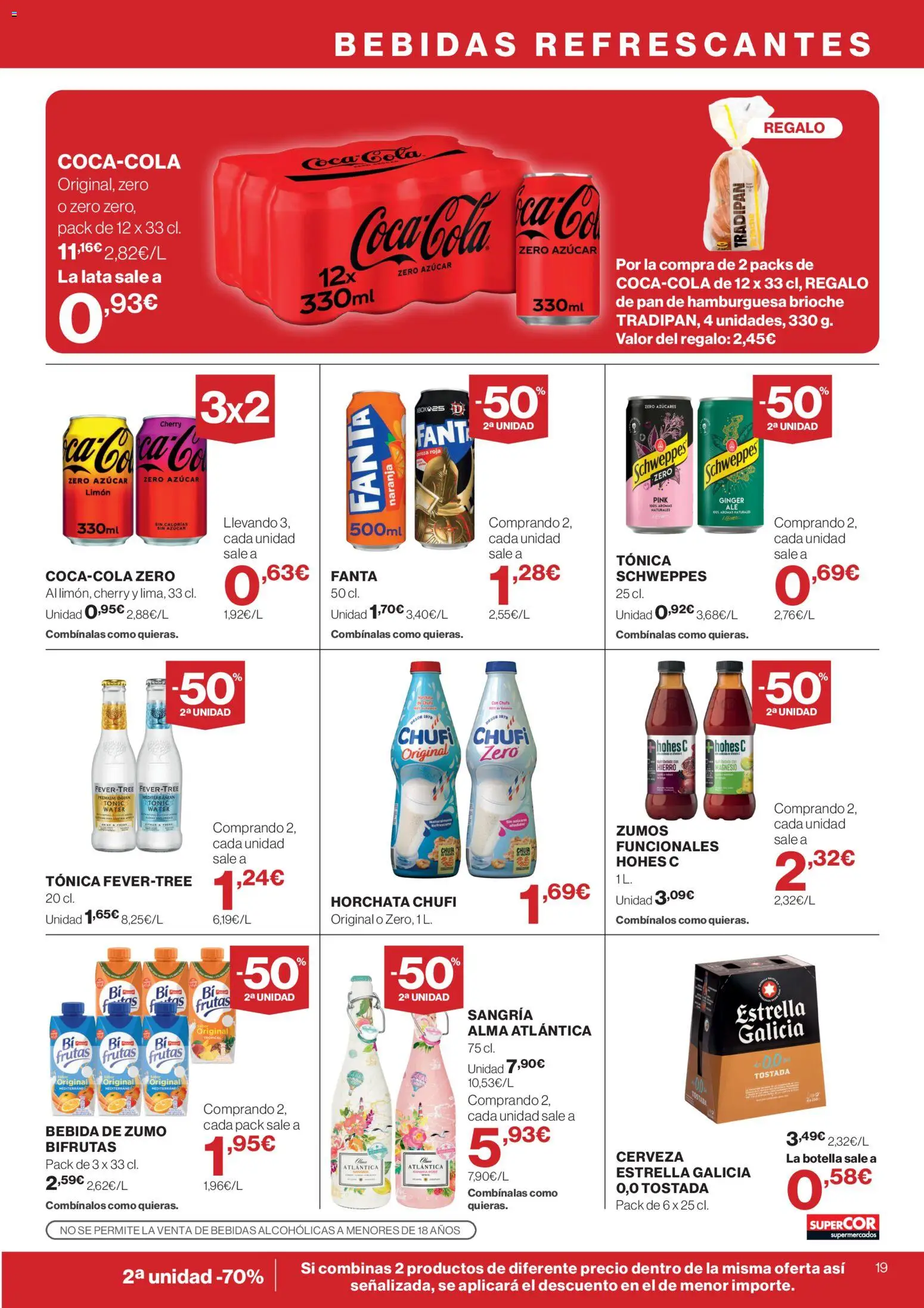 Supercor folleto │ válido desde el 21.05.2026 | Página: 19 | Productos: Pan, Ροζ πιπέρι, Pan de hamburguesa, Σοκολατούχο γάλα