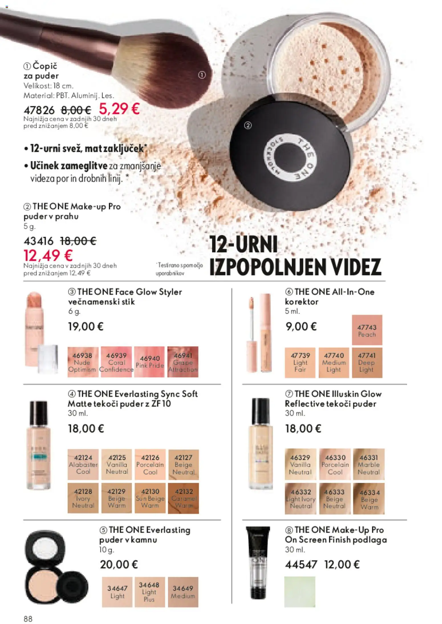 Novi Oriflame katalog ponudbe – veljaven od 13.05.2026 | Stran: 87 | Izdelki: Korektor, Puder, Copic
