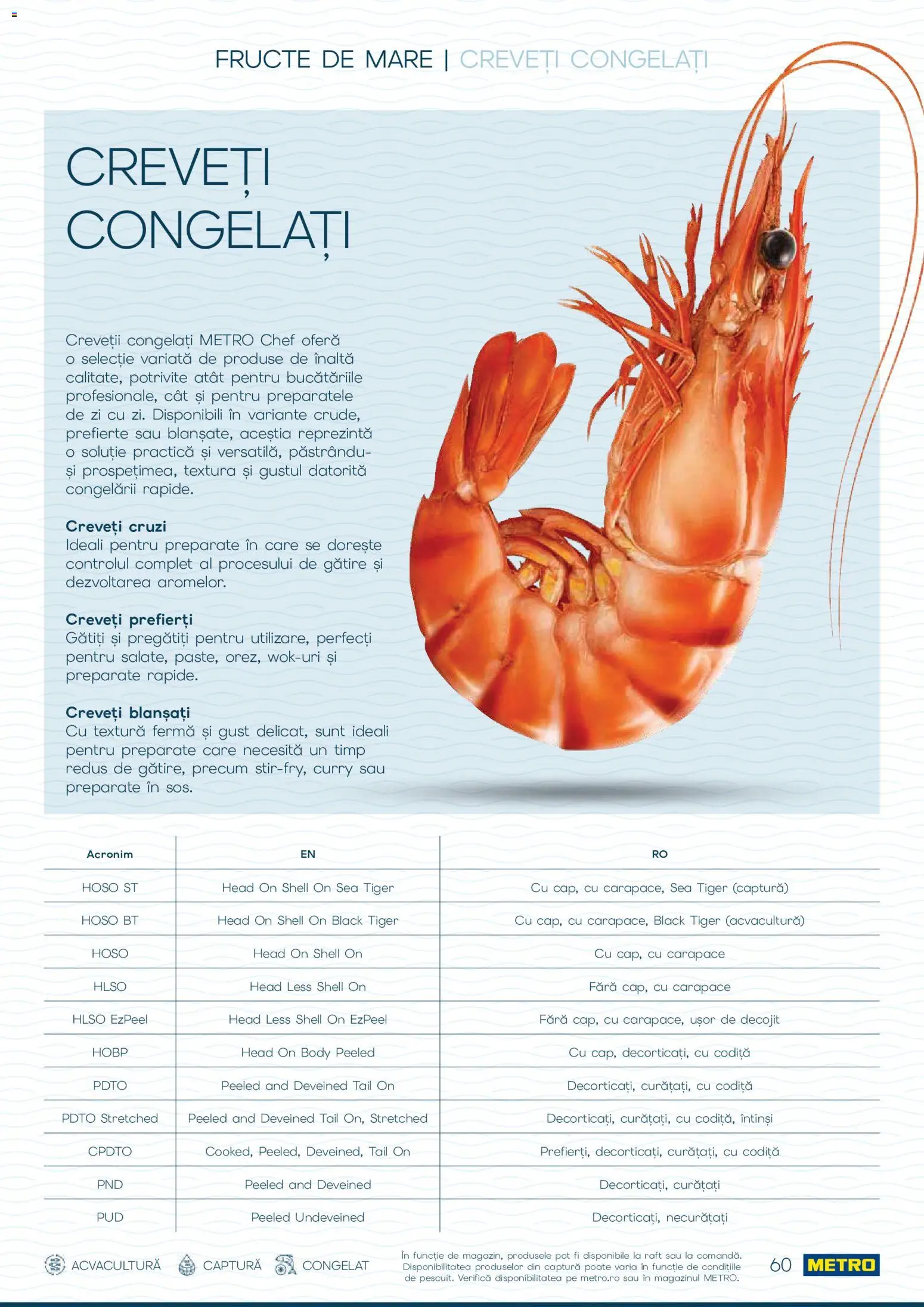Noul catalog Metro – valabil de la 01.10.2026 | Pagină: 60 | Produse: Body, Fructe, Fructe De Mare, Black