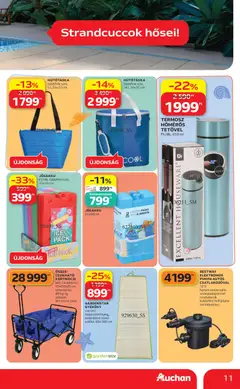 Auchan Strand Katalógus - amely érvényes a következő dátumtól: 28.05.2026 | Oldal: 11