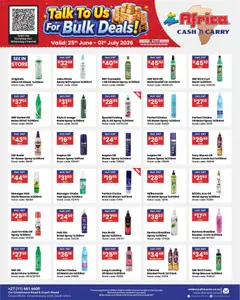 Africa Cash & Carry specials catalogue – valid from 25/06/2026