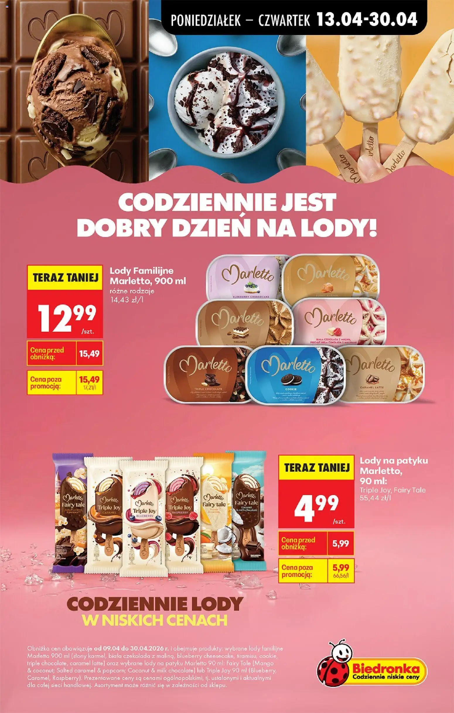 Biedronka Polsko leták od 13.04.2026 | Strana: 29 | Produkty: Mango, Tiramisu, Cheesecake, Milk chocolate