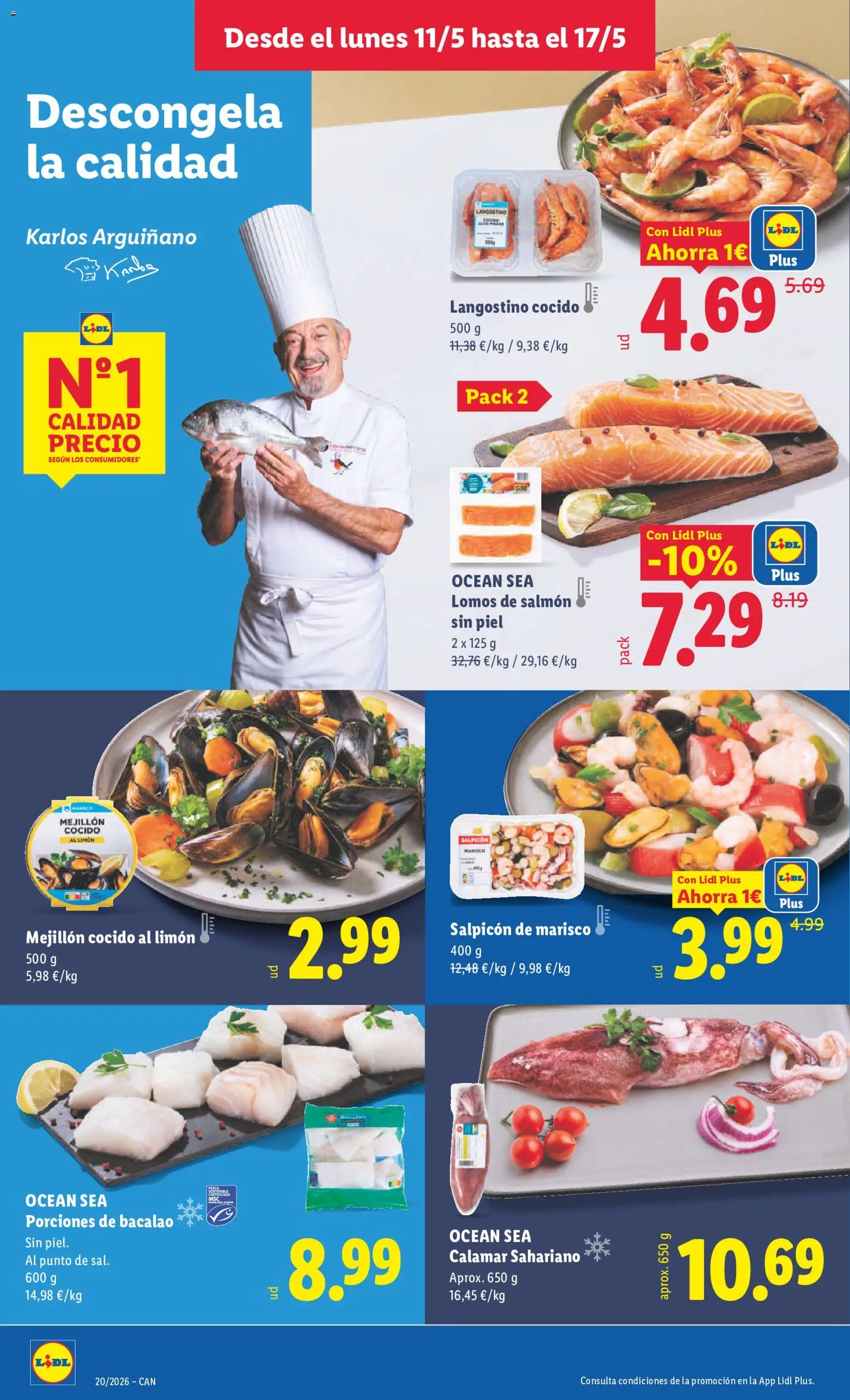 Lidl folleto │ válido desde el 11.05.2026 | Página: 12 | Productos: Langostino