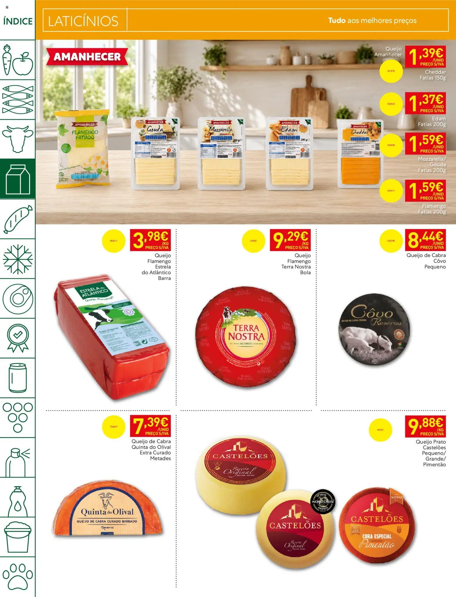Recheio folheto Madeira │ válido de 14/07/2026 | Página: 8 | Produtos: Pimentão, Queijo, Cheddar