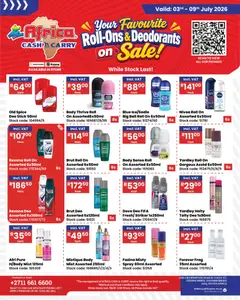 Africa Cash & Carry specials catalogue – valid from 03/07/2026