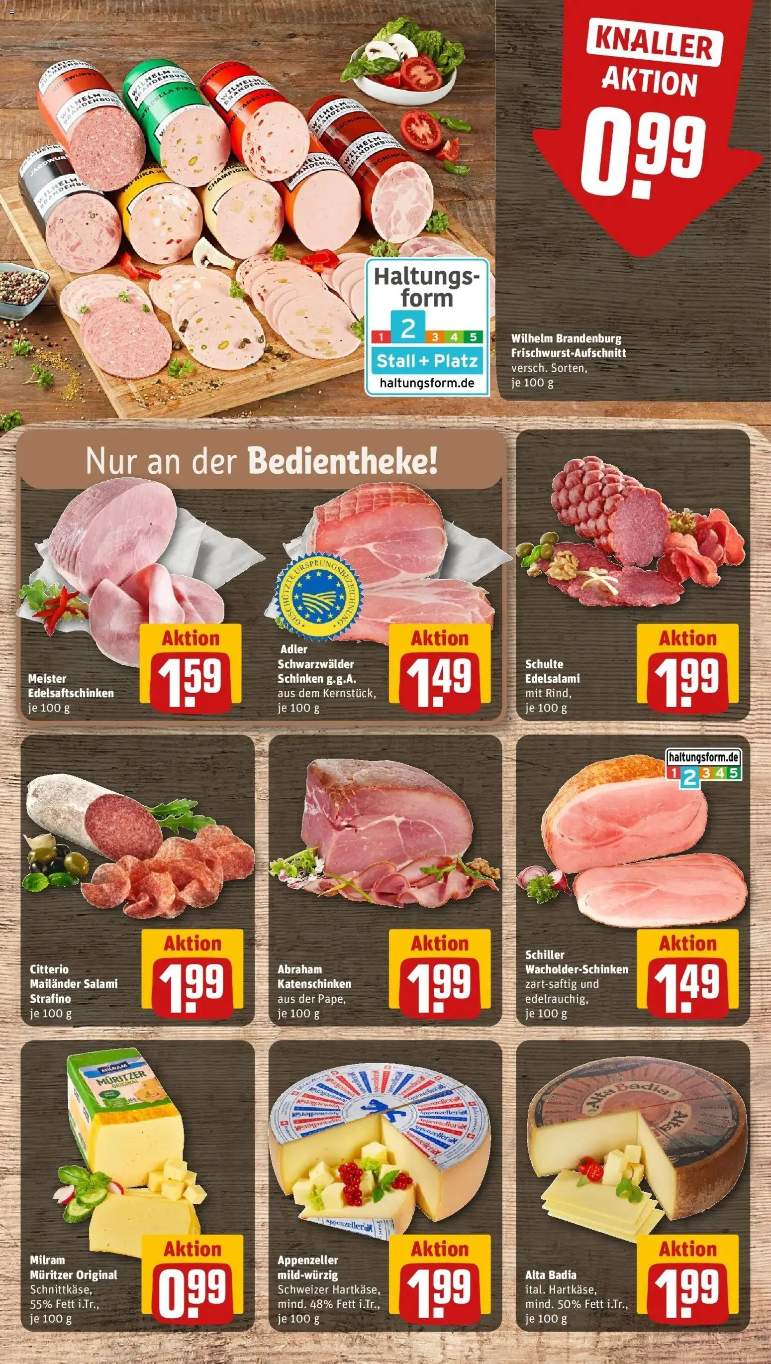 Rewe Prospekt Dörentrup	 – gültig ab 12.04.2026 | Seite: 7 | Produkte: Milram, Salami, Schinken