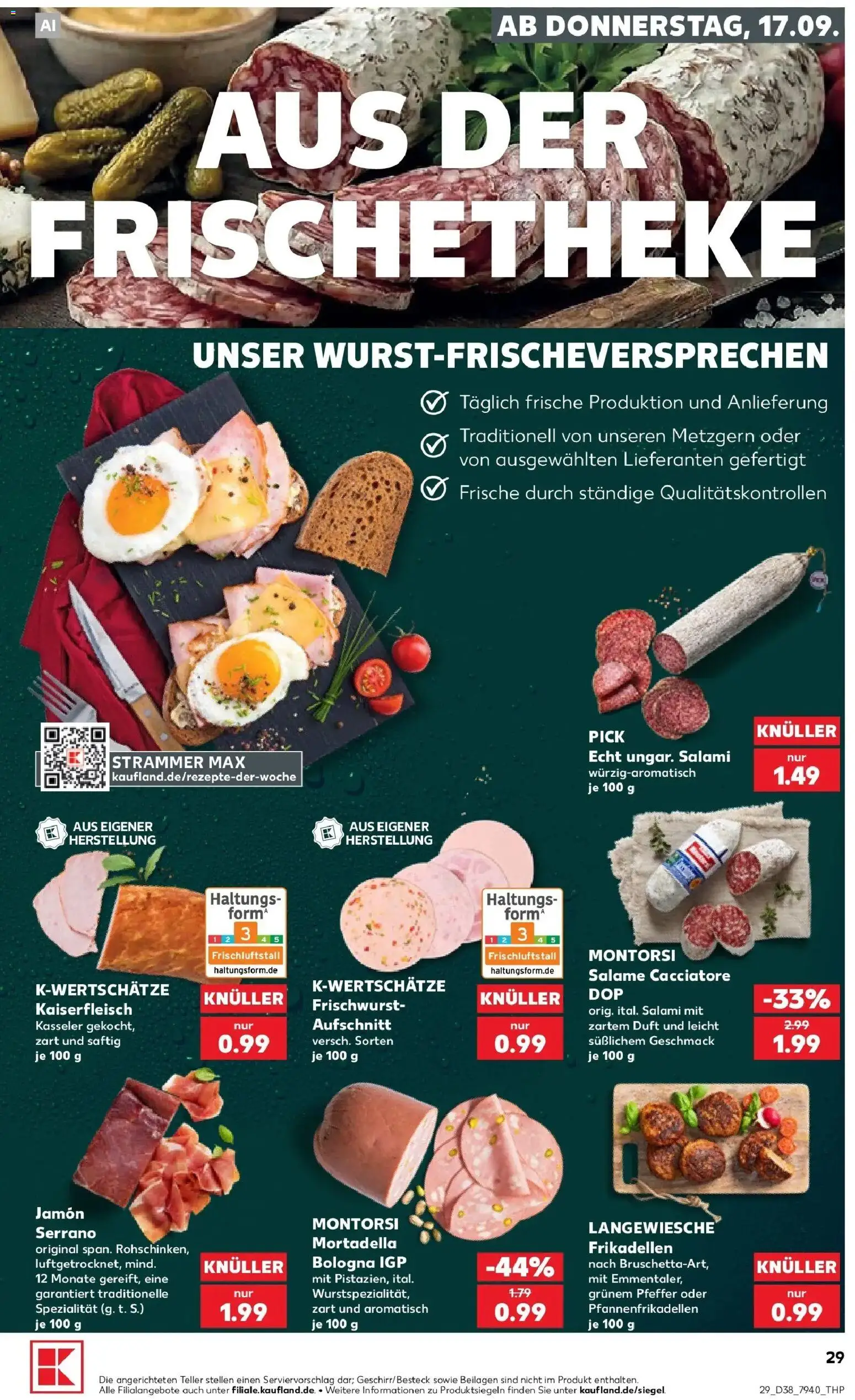 Prospekt Kaufland ab 14.09.2026 » Angebote Online zum Blättern | Seite: 41 | Produkte: Beilagen, Duft, Pfeffer, Salami
