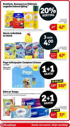 Kruidvat folder week 28 - Voorbeeld van een folder van Kruidvat, geldig van 07-07-2026 | Pagina: 84 | Producten: Kan, Stekker, Papier, Toiletpapier