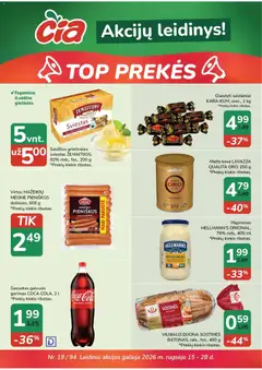 ČIA MARKET leidinys galioja nuo 2026.09.15