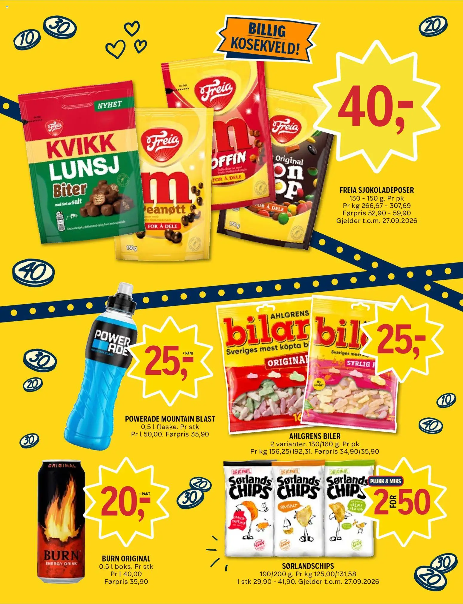 {H1} | Side: 9 | Produkter: Havsalt, Chips, Salt, Sørlandschips