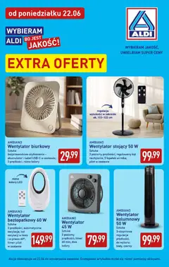 Pogląd oferty "Aldi gazetka - Extra oferta" - ważna od 22.06.2026
