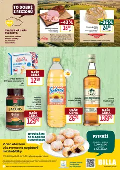 Náhled letáku Billa leták - Pstruží od 07.10.2026 | Strana: 4 | Produkty: Káva, Stará myslivecká, Jacobs, Crema