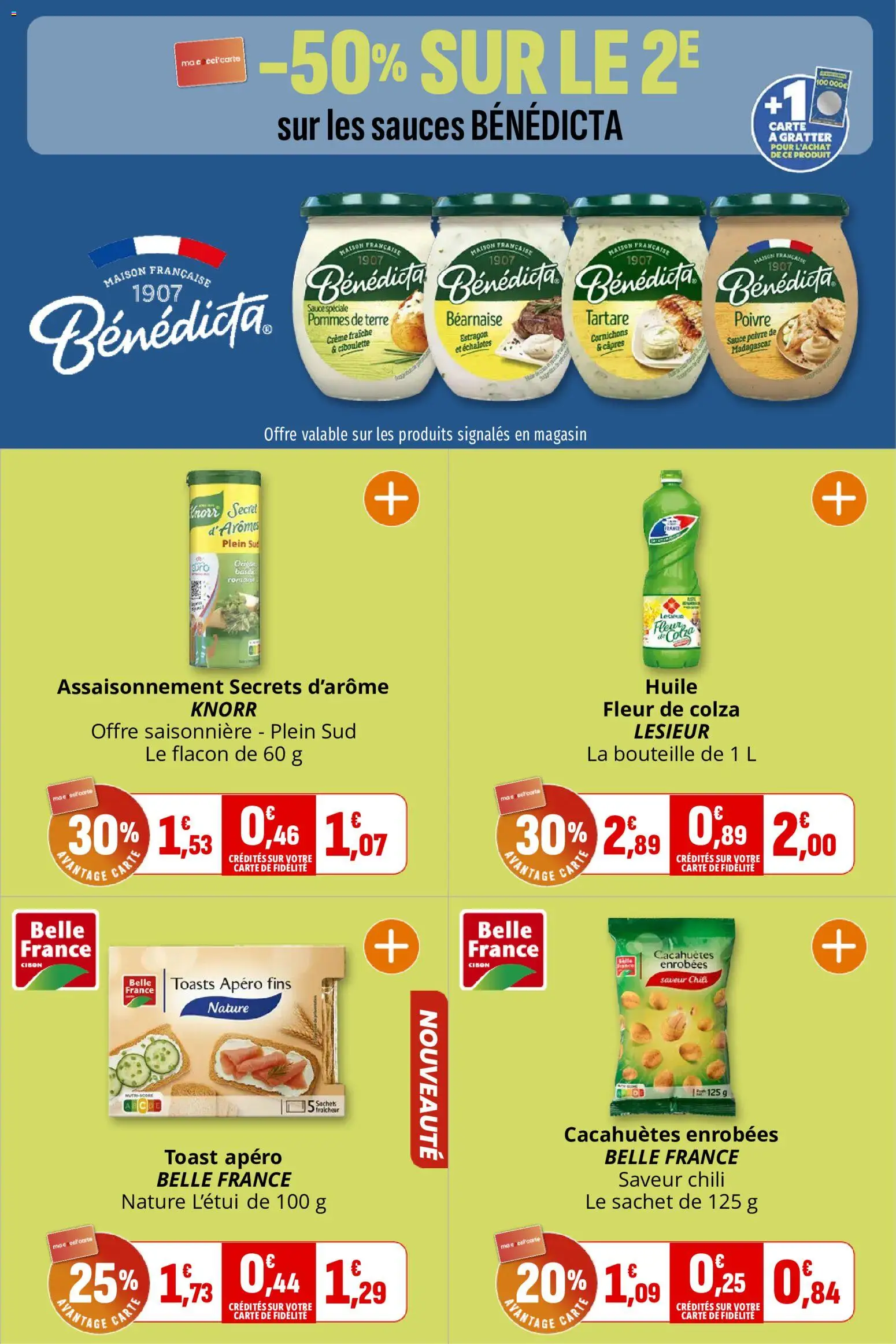 {H1} | Page: 28 | Produits: Poivre, Bouteille, Pommes, Toasts