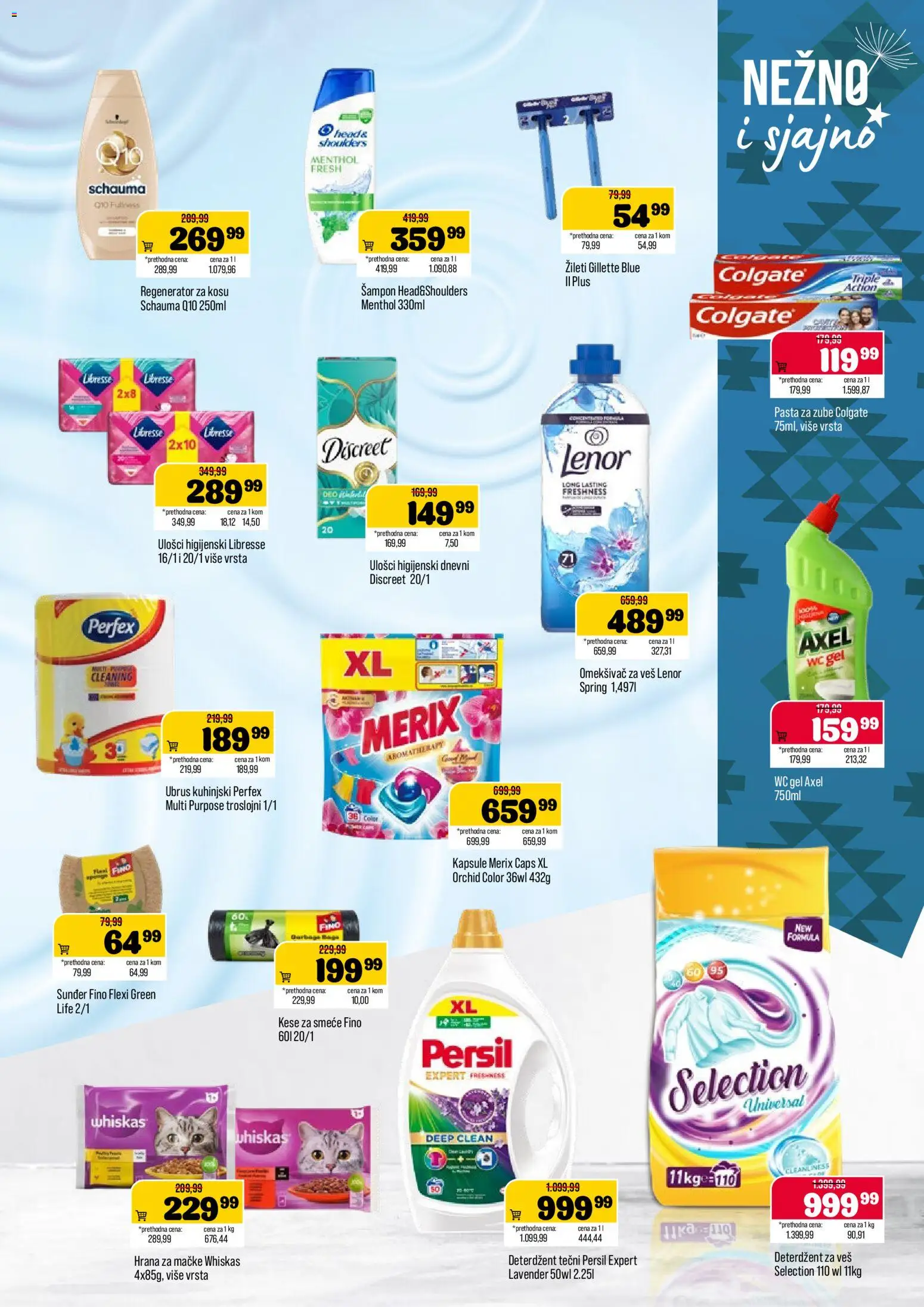 Podunavlje katalog - važi od 07.10.2026 | Strana: 11 | Proizvode: Gillette, Lenor, Kapsule, Pasta za zube