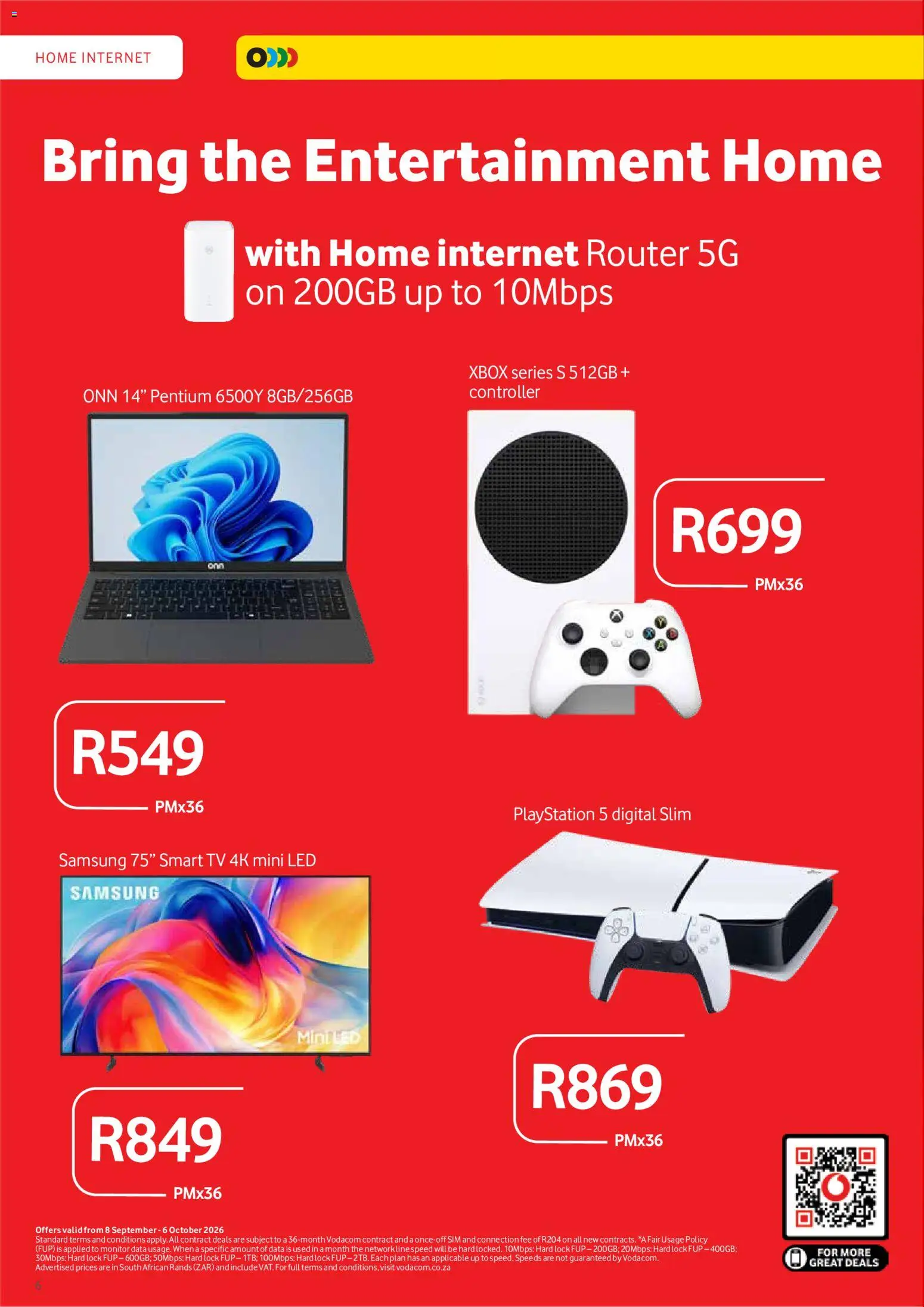 New Makro catalogue – valid from 08/09/2026 | Page: 6 | Products: Router, Playstation, Lock, TV