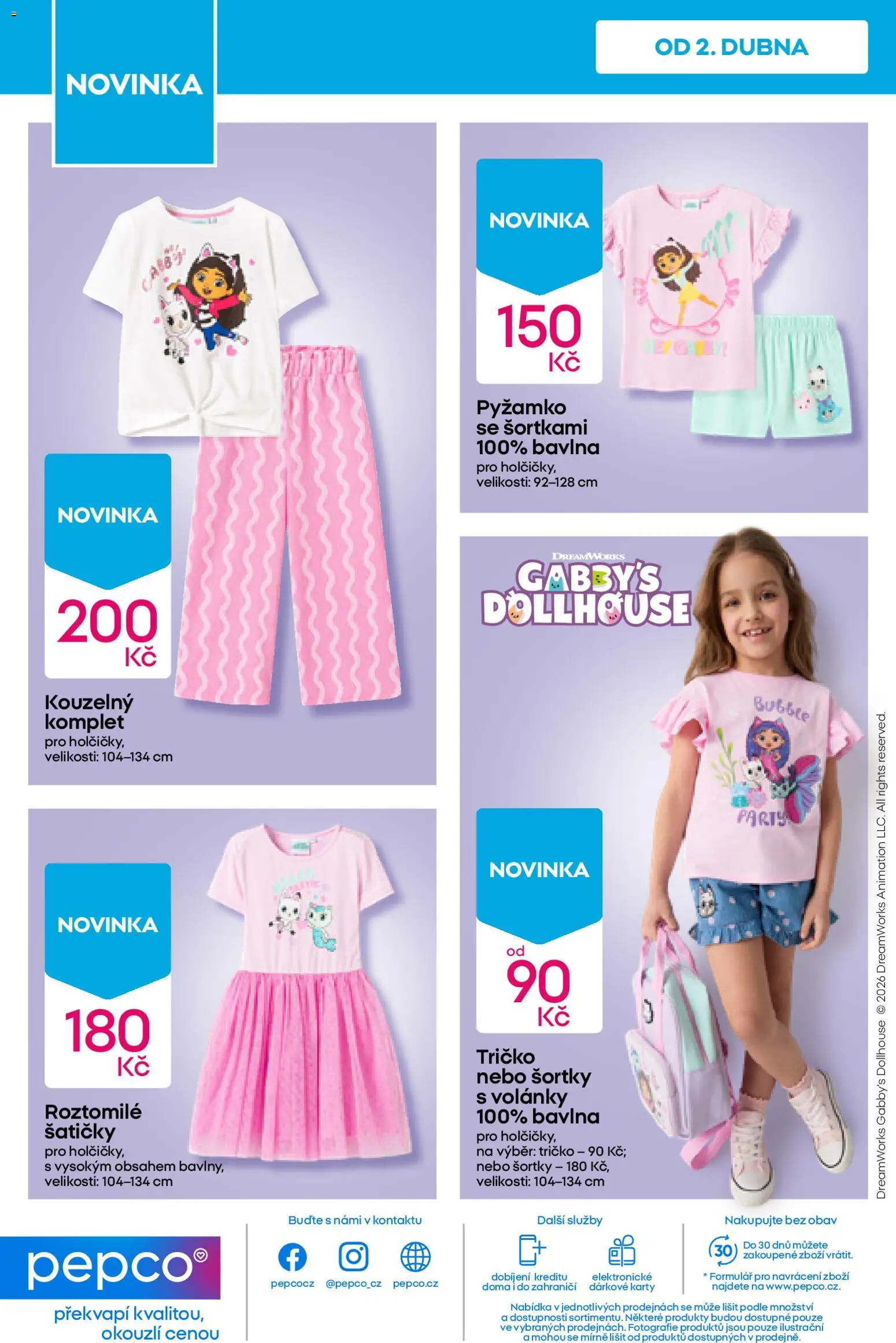Pepco leták od 09.04.2026 | Strana: 12 | Produkty: Tričko, Gabby's Dollhouse, Karty