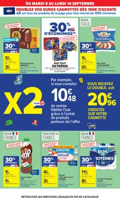 Carrefour - Prévisualisation de Yaourt à Boire YOP, Différentes variétés, 825 g, signalées en magasin valide à partir de 08/09/2026 | Page: 10