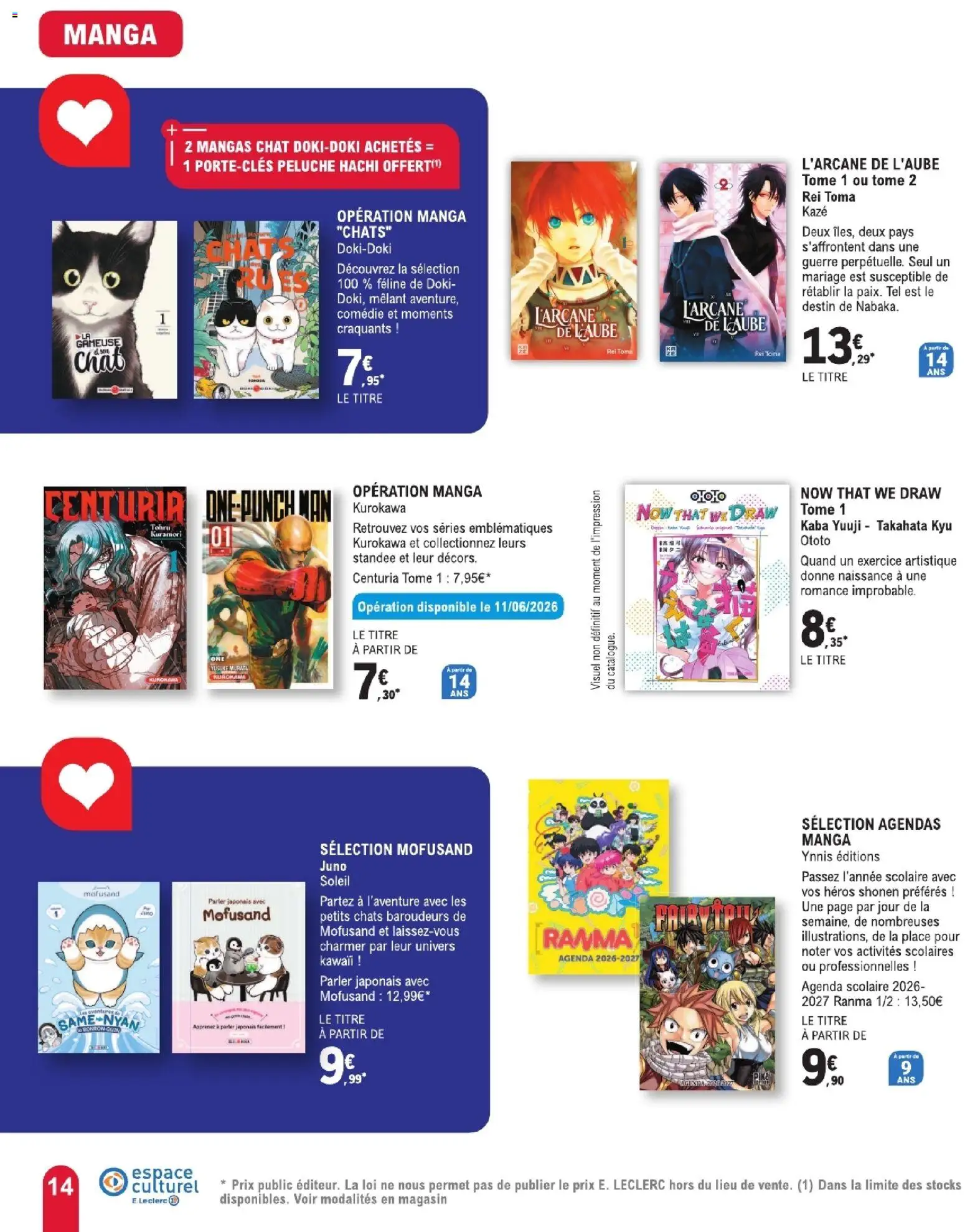 {H1} | Page: 14 | Produits: Manga, Peluche
