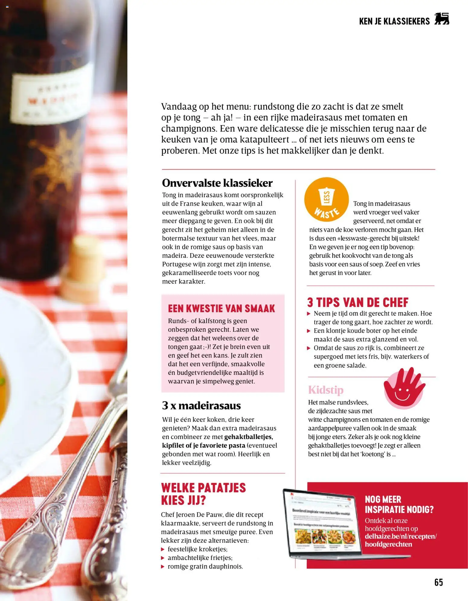 {H1} | Pagina: 65 | Producten: Tomaten, Saus, Champignons, Boter