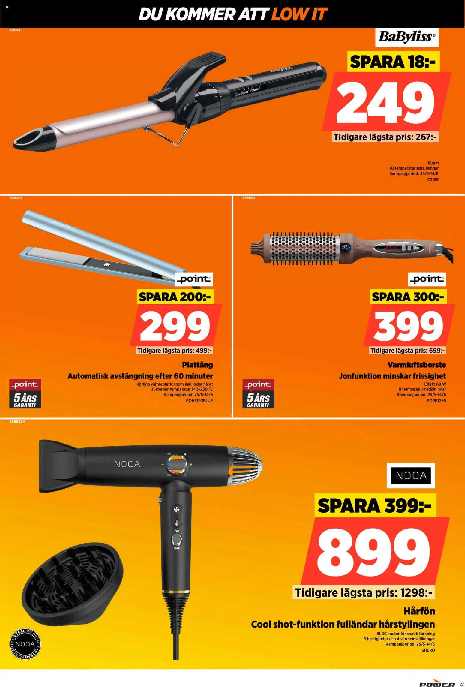 Power reklamblad aktuell från 01.06.2026 | Sida: 41 | Produkter: Plattång