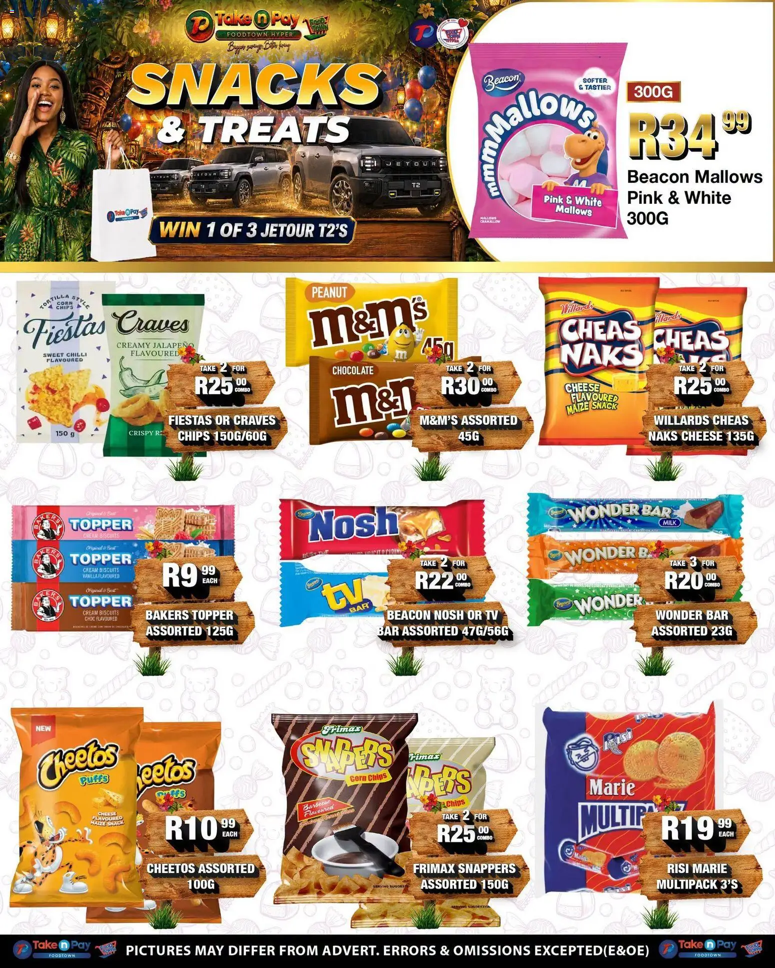 New Take n Pay catalogue – valid from 20/07/2026 | Page: 6 | Products: TV, Biscuits, Chips, Cream