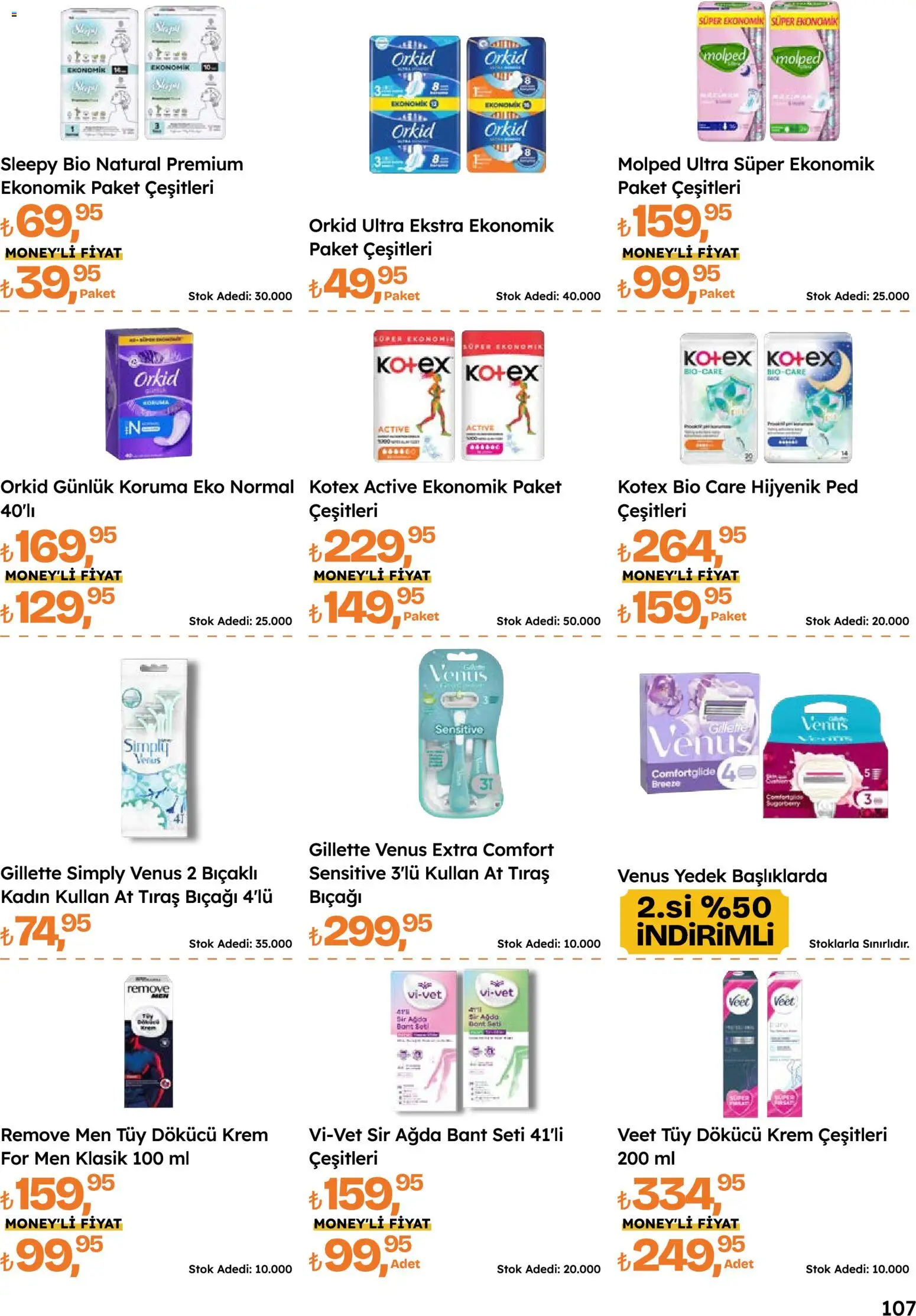 Migros Katalog - 5M Migroskop Dijital - 10 Eylül 2026 tarihinden itibaren geçerlidir | Sayfa: 107 | Ürünler: Hijyenik ped, Krem, Tüy dökücü krem, Bant