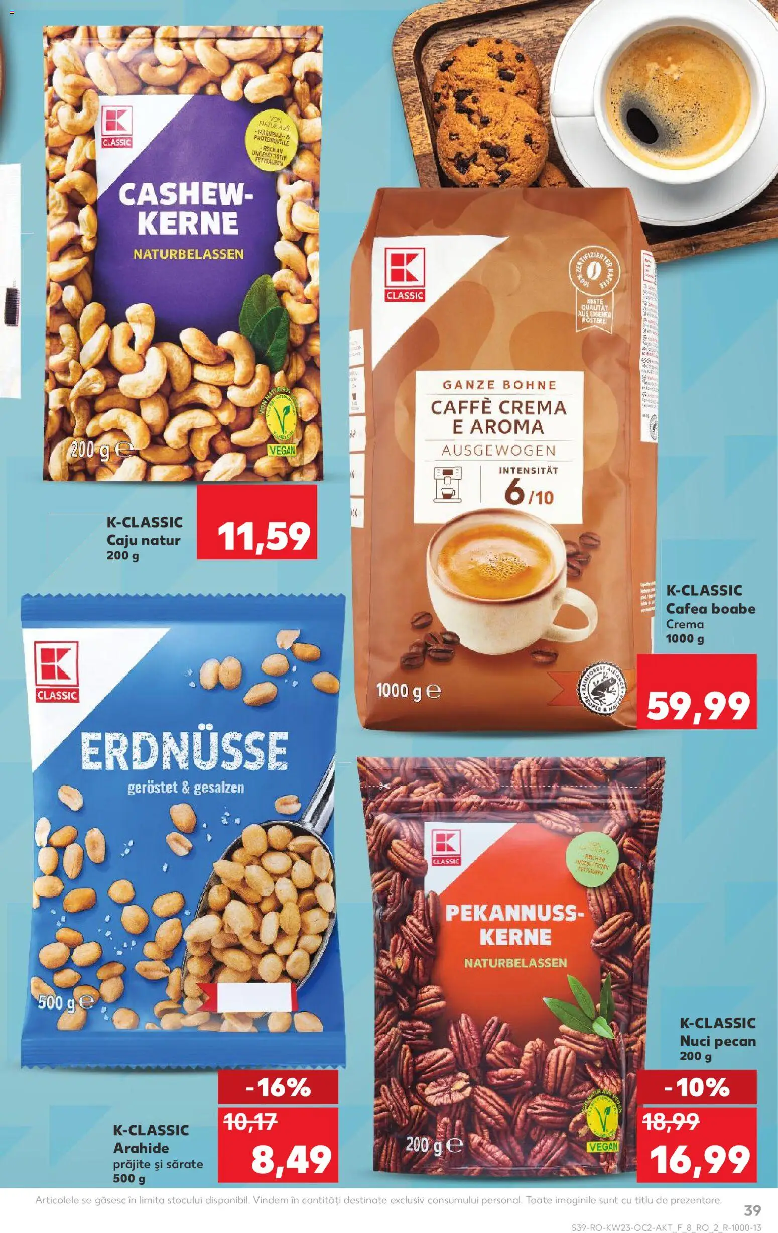 Kaufland RO akciós ujság - amely érvényes a következő dátumtól: 03.06.2026 | Oldal: 39 | Termékek: Vegán