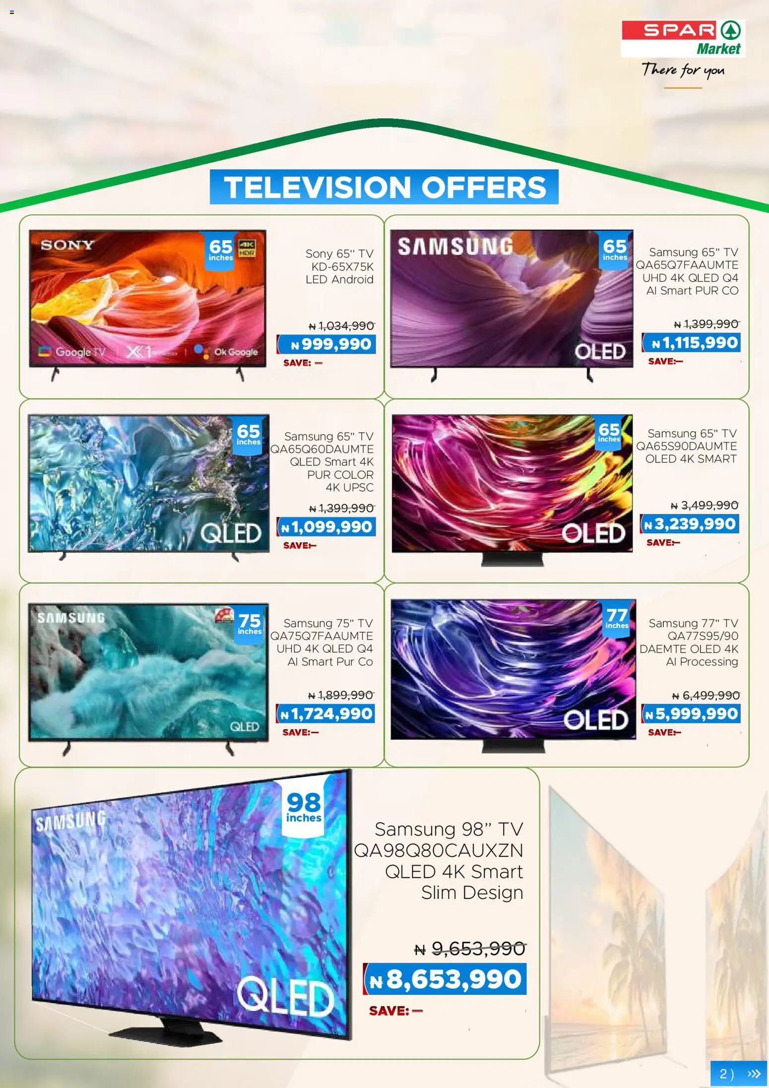 Spar - Premium Catalogue valid from 01/07/2026 | Page: 8 | Products: Television, Tv