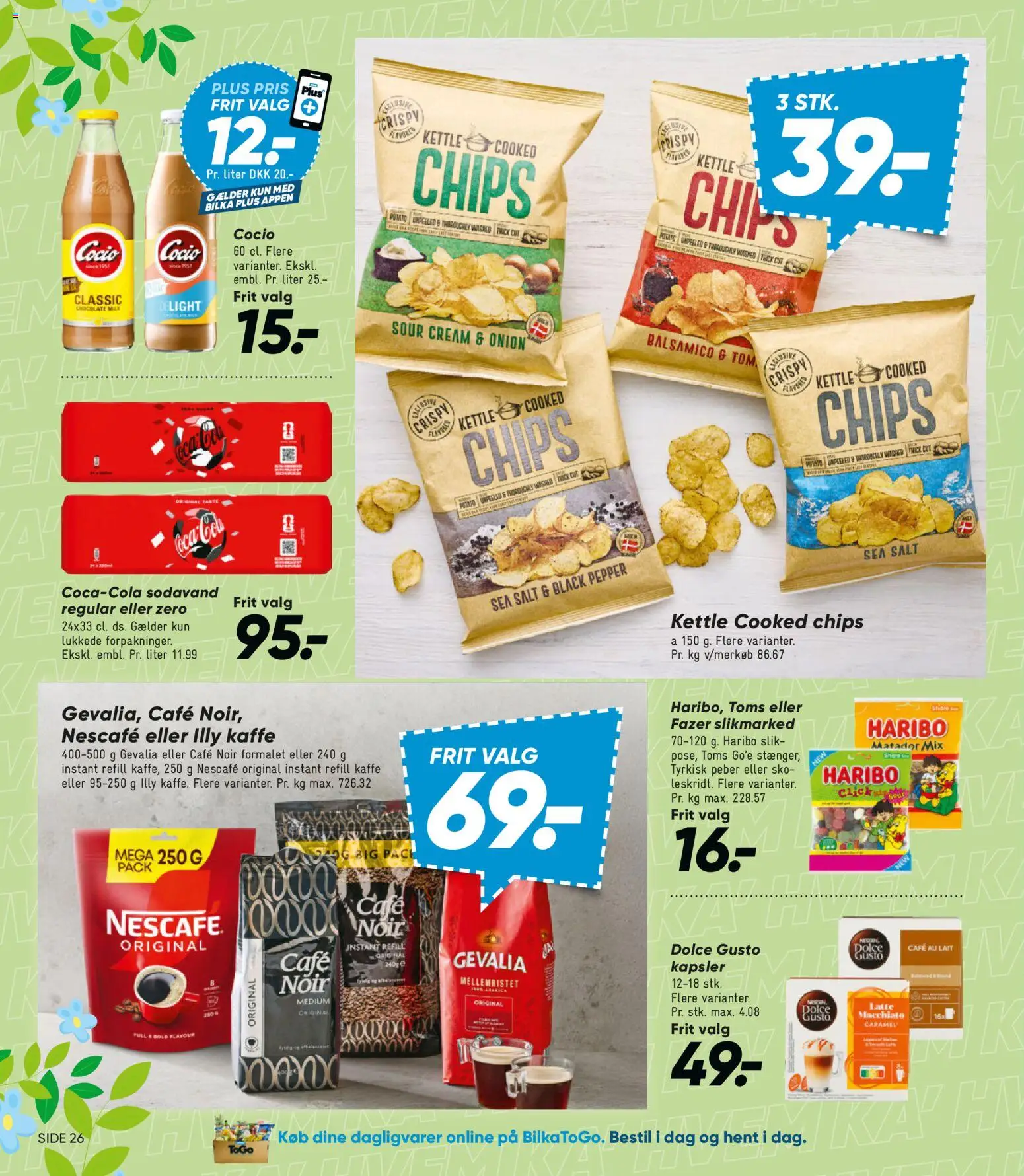 Bilka tilbudsavis – gyldig fra 22.05.2026 | Side: 36 | Produkter: Chips, Sodavand, Peber, Balsamico