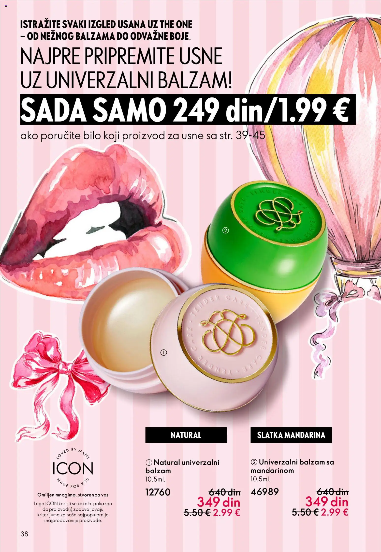 Oriflame katalog - važi od 18.02.2026 | Strana: 38 | Proizvode: Mandarina, Balzam