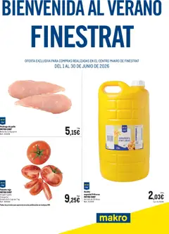 Vista previa Makro Bienvenido Verano Finestrat válido desde el 01/06/2026