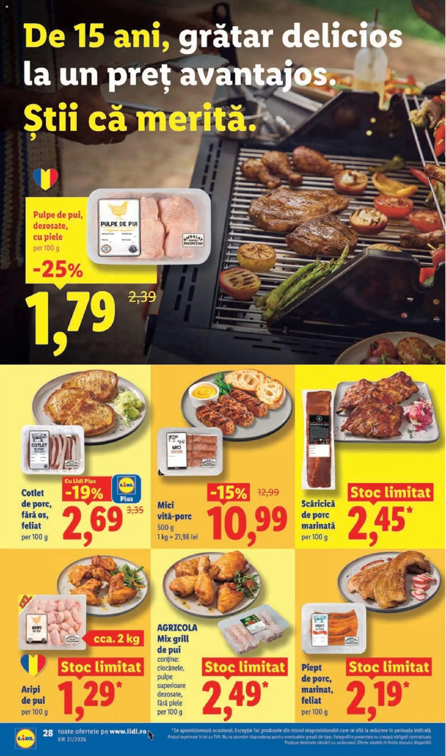 Noul catalog Lidl – valabil de la 18.05.2026 | Pagină: 28 | Produse: Grill, Lait de coco, Grătar, Mici