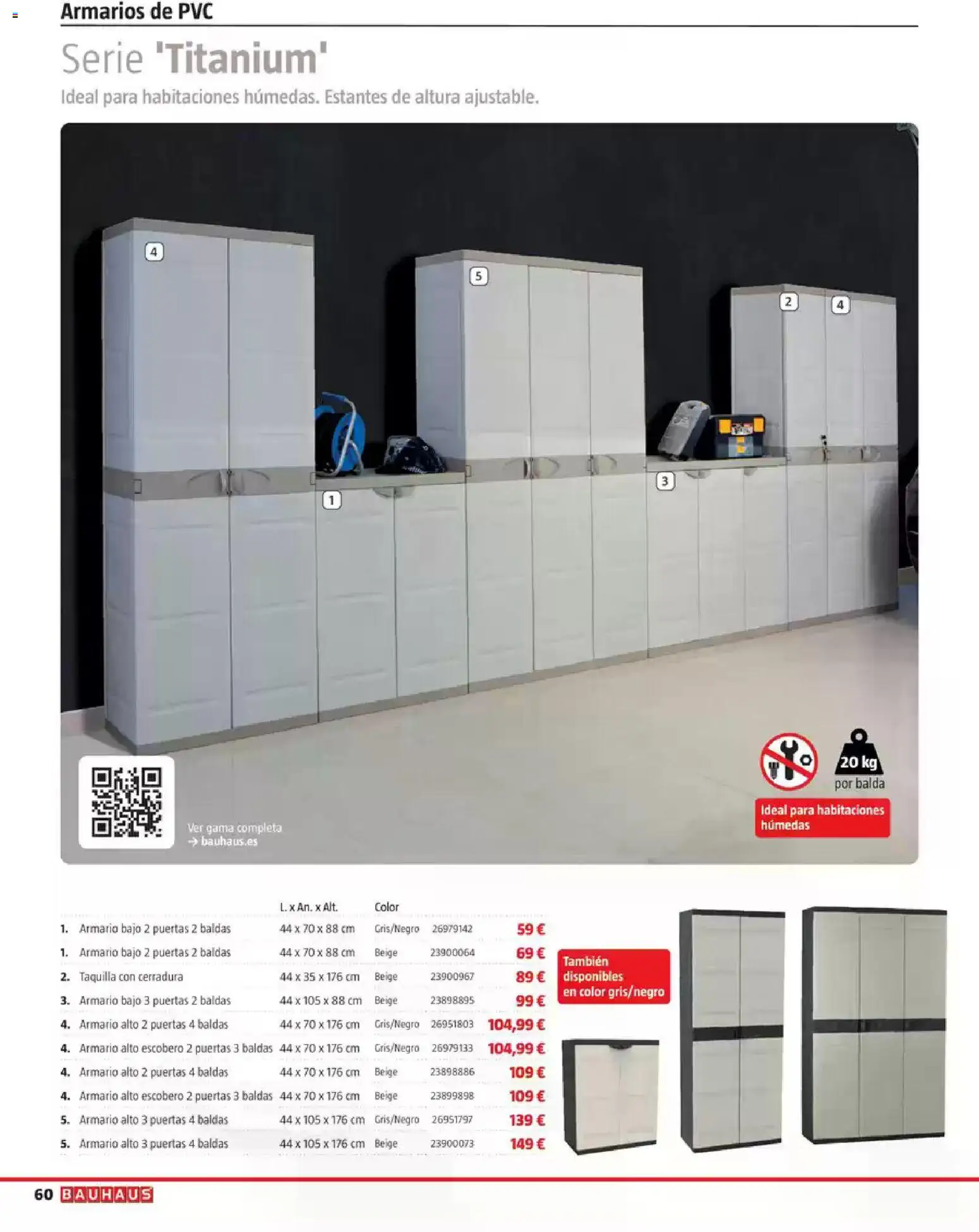 Bauhaus Ordenación │ válido desde el 18/08/2026 | Página: 60 | Productos: Armario, Puertas