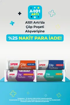 04 Temmuz 2026 tarihinden itibaren geçerli olan A101 kataloğu önizlemesi