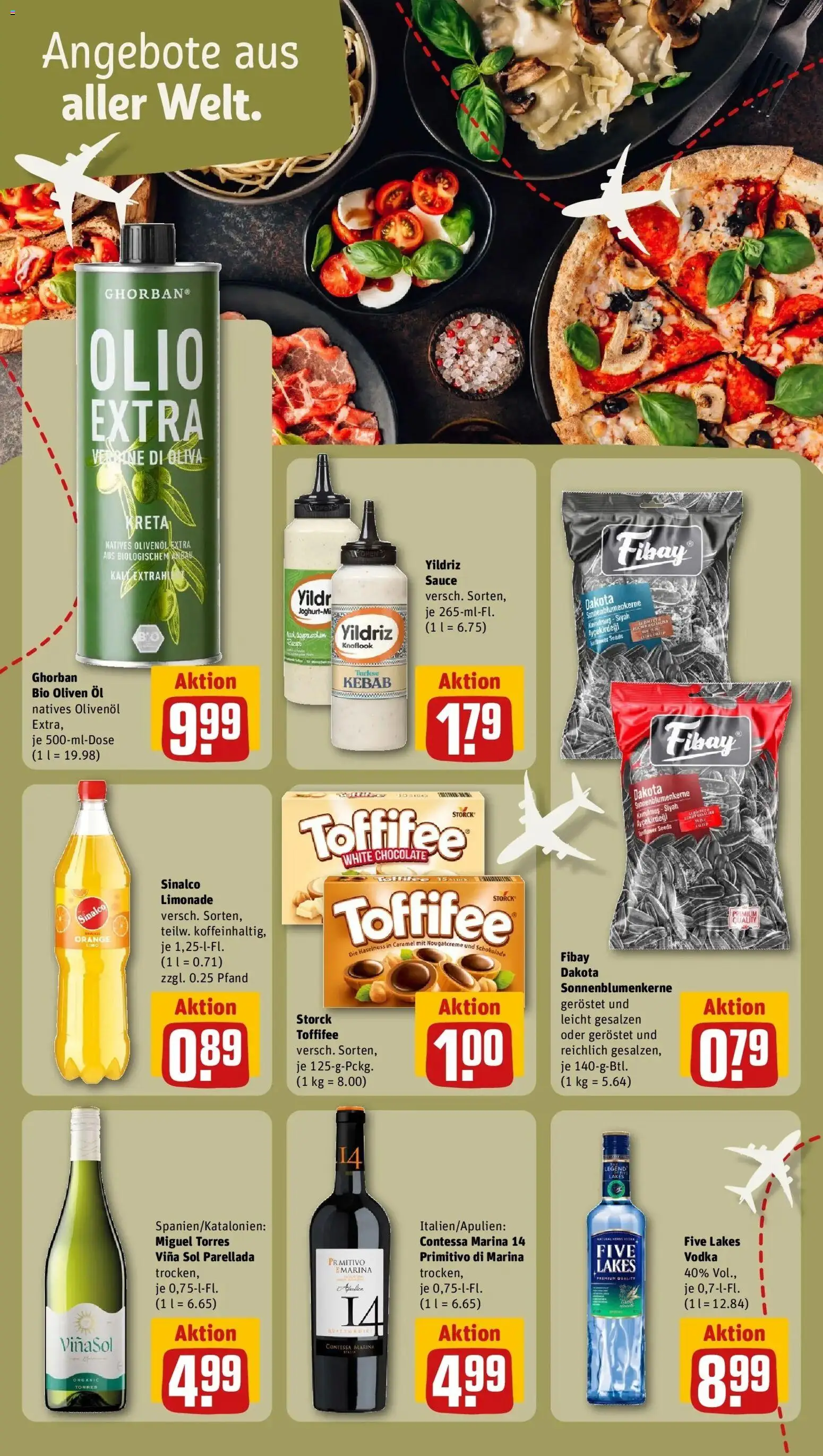 Rewe Prospekt Herne – gültig ab 08.06.2026 | Seite: 16 | Produkte: Öl, Olivenol, Limonade, Vodka