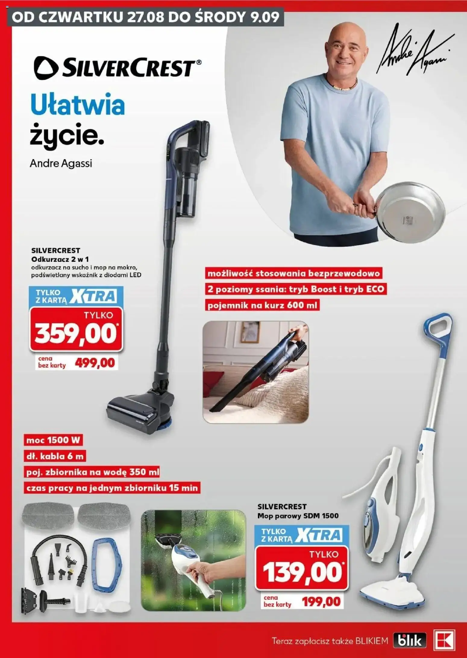 Kaufland gazetka - Złap Okazje od 27.08.2026 - od jutra PDF | Strona: 4 | Produkty: Karta, Cleaner, Mop parowy, Mop