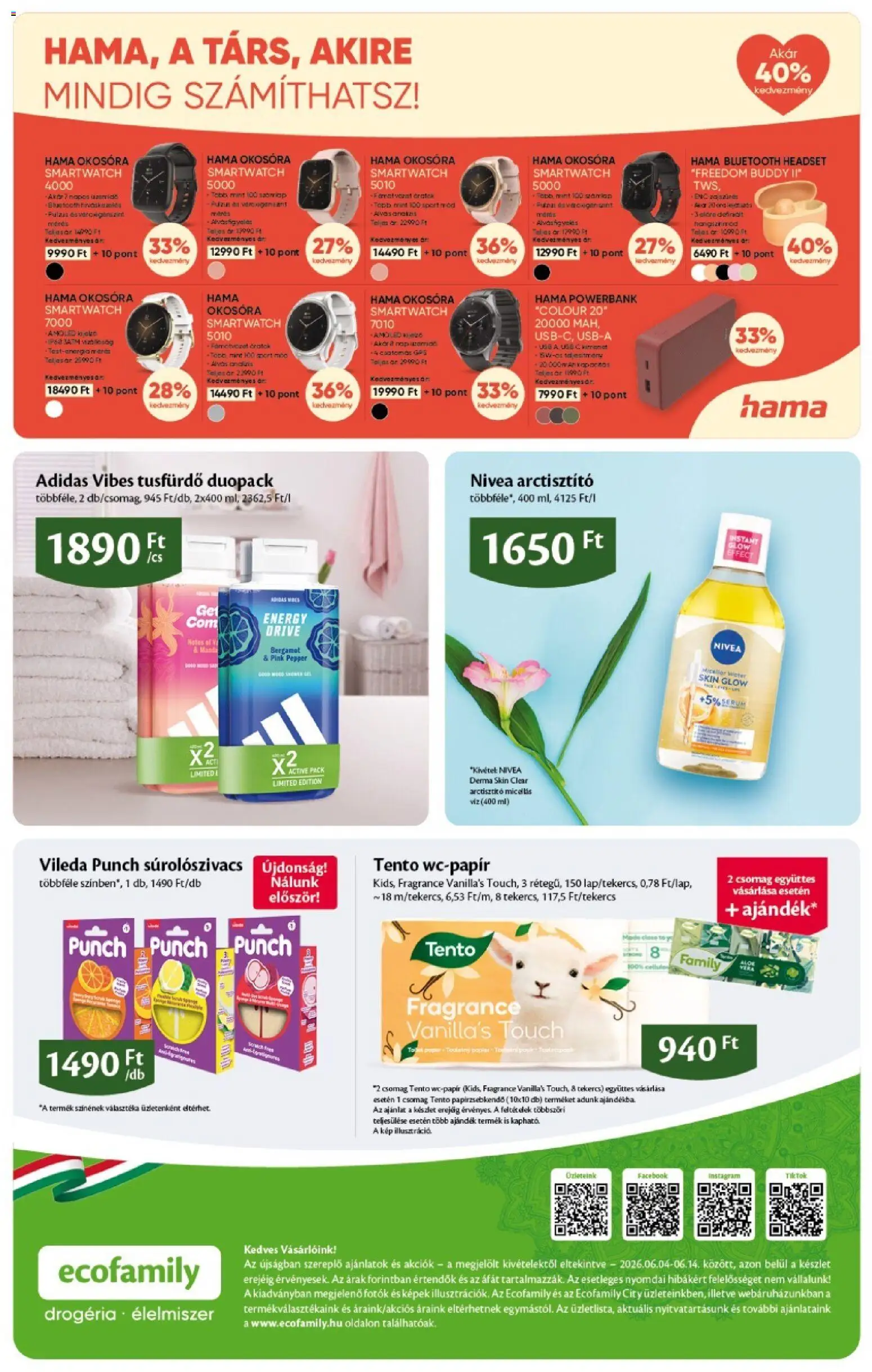 EcoFamily akciós ujság - amely érvényes a következő dátumtól: 04.06.2026 | Oldal: 16