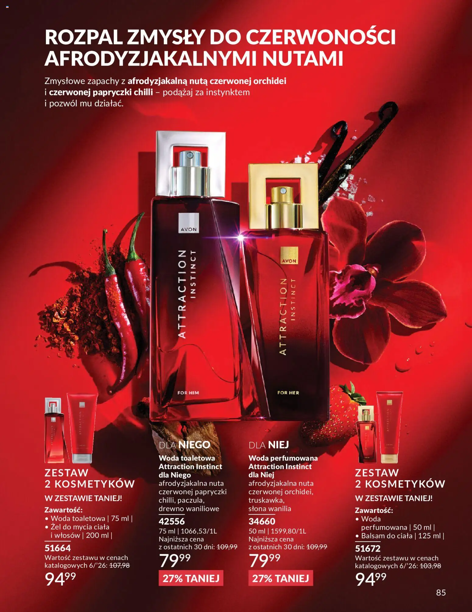 Avon Katalog 6 2026 od 01.06.2026 | Strona: 85 | Produkty: Woda toaletowa, Woda