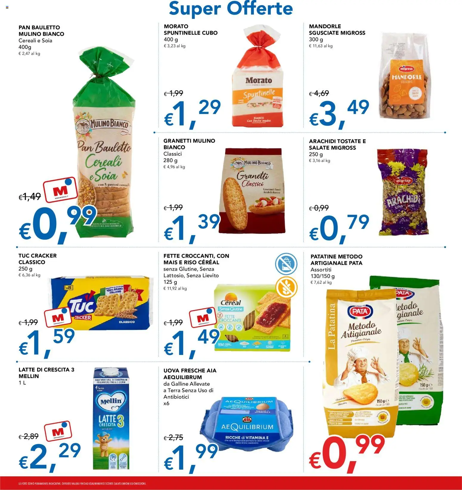 Volantino Migross del 30/07/2026 | Pagina: 10 | Prodotti: Riso, Mandorle, Mais, Terra