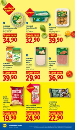 Náhled letáku VEMONDO Falafel, 200 g od 20.07.2026 | Strana: 24 | Produkty: Vegan, Protein bar, Pesto, Pomazánka